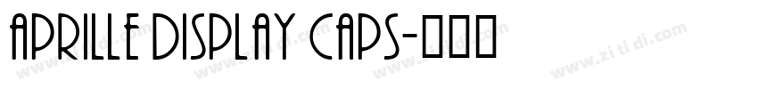 Aprille Display Caps字体转换
